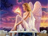 Fairytale Murals Romantic Fairy Tale World Fluorescent Angel Wallpaper 3d Murals Kid