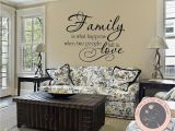 Family Room Wall Murals Wall Decals Quote Family is What Happens by