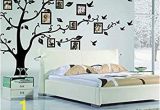 Family Tree Wall Mural Stencils Family Tree Wall Decal Peel & Stick Vinyl Sheet Easy to Install & Apply History Decor Mural for Home Bedroom Stencil Decoration Diy