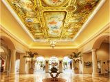Famous Ceiling Murals Custom 3d Wall Mural Wallpaper European Style Hotel Lobby Living