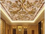 Famous Ceiling Murals European Marble Ceiling 3d Wallpaper Modern for Living Room Murals