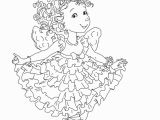 Fancy Nancy Coloring Pages to Print Fancy Nancy Curtseying Coloring Page