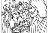 Feeding Of the 5000 Coloring Page Feeding the 5000 Coloring Page