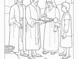 Feeding Of the Five Thousand Coloring Page Lesson 5 Jesus Christ Showed Us How to Love Others