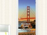 Ferris Wheel Wall Mural Graz Design Golden Gate Bridge Door Sticker In 2019