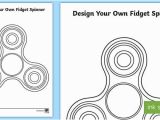 Fidget Spinner Coloring Page Design Your Own Fid Spinner Worksheet Worksheet