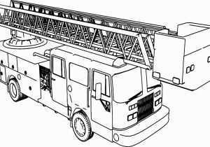 Fire Truck Coloring Pages to Print Firetruck Coloring Page