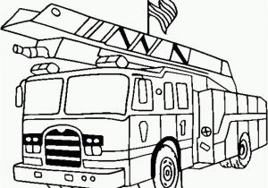 Fire Truck Coloring Pages to Print Get This Fire Truck Coloring Page Line Printable