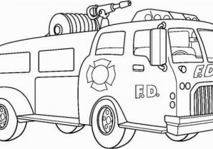 Fire Truck Coloring Pages to Print Get This Line Printable Fire Truck Coloring Page