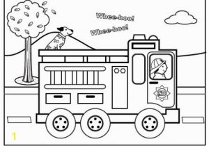 Fire Truck Printable Coloring Pages Fire Truck Coloring Page for Preschoolers