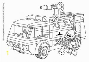Fire Truck Printable Coloring Pages Lego Fire Truck