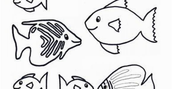 Fish Tank Coloring Page Fish Printable for Mural