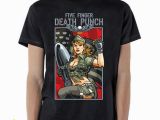 Five Finger Death Punch Coloring Pages 2018 New Fashion Brand Clothing Authentic Five Finger Death Punch 5fdp Patriotic Lady T Shirt S M L Xl 2xl New T Shirt Purchase Tee Shirt A Day From