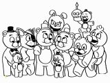 Five Nights at Freddy S Printable Coloring Pages Fnaf Coloring Pages to Print with Images