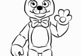 Five Nights at Freddy S Printable Coloring Pages Fnaf Golden Freddy Coloring Page