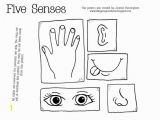 Five Senses Coloring Pages Free Five Senses Coloring Pages Beautiful Five Senses Coloring Pages Free