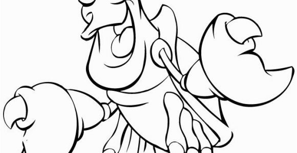 Flounder and Sebastian Coloring Pages Little Mermaid Coloring Pages Sebastian the Crab