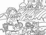 Flower Garden Coloring Pages Printable New Coloring Horticulture Coloring Pages