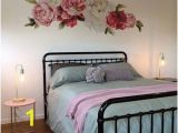 Flower Wall Murals Stickers Flower Decals Pink and Red Flower Decals Wall