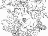 Flowers Coloring Pages Print Spring Flowers Coloring Page