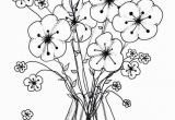 Flowers Printable Coloring Pages Flower Coloring Template 11 S Printable Coloring Page