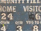 Football Scoreboard Wall Mural Vintage Football Scoreboard by Oopsy Daisy