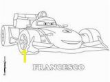 Francesco Cars 2 Coloring Pages Disney Cars Mcqueen and Francesco Bernoulli Coloring Page