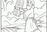 Free Bible Coloring Pages Ten Commandments Download Print Moses Receives Ten Mandments Coloring