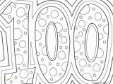 Free Coloring Pages for 100th Day Of School 100th Day Of School Celebration Classroom Doodles