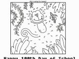 Free Coloring Pages for 100th Day Of School 100th Day Of School Coloring Pages Printable Kids Super Day
