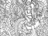 Free Coloring Pages for Adults Printable Hard to Color Adult Printable Mermaid Coloring Pages Coloring Page for Adults