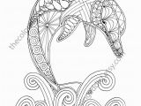 Free Coloring Pages for Adults with Dementia Dolphin Coloring Page Adult Coloring Sheet Nautical Coloring