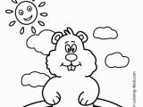 Free Coloring Pages for Groundhog Day Free Groundhog Day Printables Kindergarten New Groundhog Day