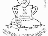 Free Coloring Pages for Groundhog Day Happy Groundhog Day Coloring Pages for Kids 2 February Printable