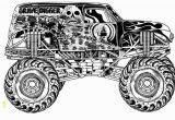 Free Coloring Pages Monster Jam Trucks Free Monster Truck Coloring Pages