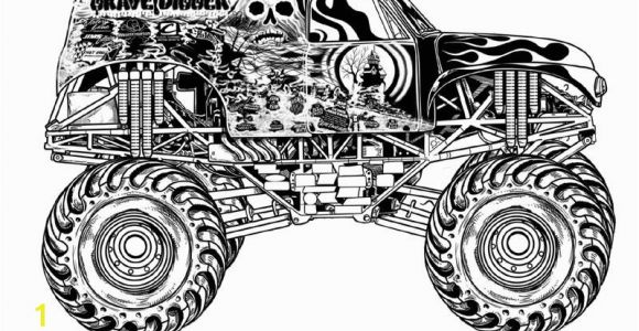 Free Coloring Pages Monster Jam Trucks Free Monster Truck Coloring Pages