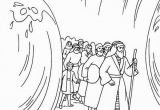 Free Coloring Pages Of Moses and the Red Sea Moses Parting the Red Sea Coloring Page Coloring Home