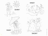 Free Coloring Pages Seasons Weather Coloring Page
