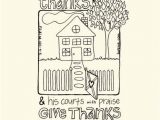 Free Give Thanks Coloring Pages Gateswiththankscolorsmalltint