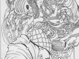 Free Mermaid Coloring Pages for Adults Mermaid Coloring Page