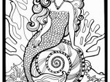 Free Mermaid Coloring Pages for Adults Mermaid Coloring Pages for Adults Best Coloring Pages