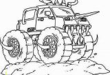 Free Monster Truck Coloring Pages to Print Get This Line Monster Truck Coloring Pages 6976