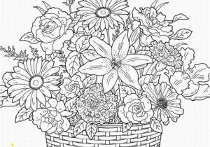 Free Online Coloring Pages for Adults Flowers Print Cute Flower Adult Coloring Pages Coloring Home