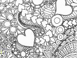 Free Online Coloring Pages for Adults Hearts and Flowers with Images