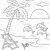 Free Printable Beach Scene Coloring Pages Free Printable Beach Coloring Pages for Kids