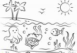 Free Printable Beach Scene Coloring Pages Summer Beach Coloring Pages at Getdrawings