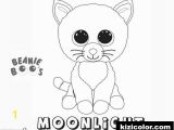 Free Printable Beanie Boo Coloring Pages Beanie Boo Cat Moonlight Free Printable Coloring Pages for Kids