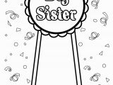 Free Printable Big Sister Coloring Pages Big Sister Coloring Page