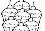 Free Printable Birthday Cupcake Coloring Pages Free Printable Cupcake Coloring Pages for Kids