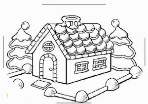 Free Printable Christmas Gingerbread House Coloring Pages Printable Gingerbread House Coloring Pages Coloring Home